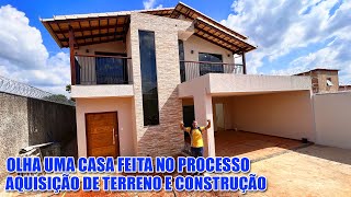 Muito show esse Sobrado com 3 sacadas 4 quartos 4 banheiros e área gourmet l construção financiada [upl. by Ayian256]