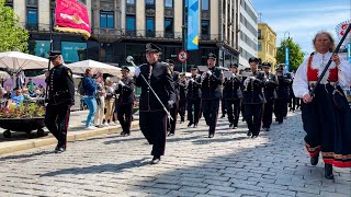 Korpsglede Oslo 2023 Nøtterøy musikkorps Egertorget [upl. by Airad]