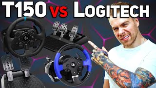 Thrustmaster T150 или Logitech g27 g29 g923 ЧТО ЛУЧШЕ [upl. by Caras]