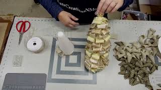 How to Make a Ribbon Christmas Tree Tutorial [upl. by Bromleigh]