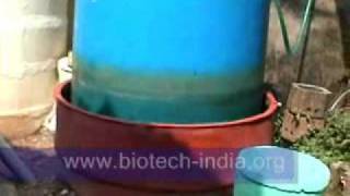 BIOTECH INDIA TOILET LINKED Biogas plant [upl. by Cyma802]