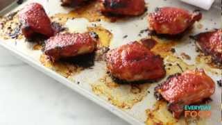 Sticky OrangeGlazed Chicken Thighs  Everyday Food with Sarah Carey [upl. by Aitekram]