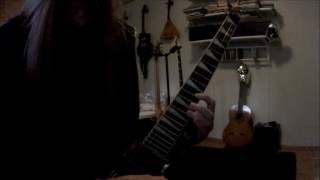 Hannes Grossmann  To Sow The Seeds Of Earth Guitar Solo Cover [upl. by Petite]