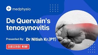 De Quervains tenosynovitis। Mother Thumb in hindi । CauseDiagnosis Treatment [upl. by Rasecoiluj]