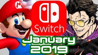 10 Nintendo Switch Games Coming January 2019 [upl. by Neddra59]