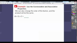 Associative Property of Multiplication  Lesson 46 [upl. by Rosaline]