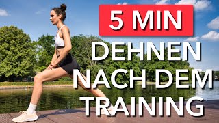 5 MIN DEHNEN NACH DEM TRAINING [upl. by Anaer]