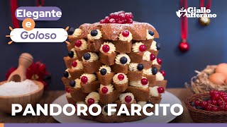 PANDORO FARCITO Facile e veloce [upl. by Eniaral]