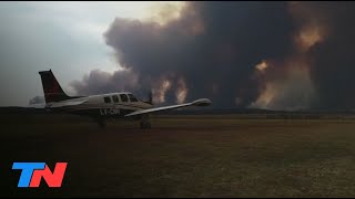 Los incendios de Corrientes desde el aire fuego sin respiro y más de 780 mil hectáreas quemadas [upl. by Elinnet428]