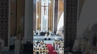 Episcopal mass procession at the Basilica [upl. by Jacquette406]