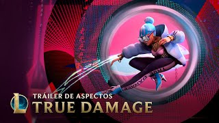 True Damage 2019 Debut  Tráiler oficial de aspectos  League of Legends [upl. by Genna]