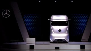 MercedesBenz Future Truck  IAA 2014 [upl. by Ecinue]