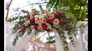 How to Make a Flower Swag for a Wedding Arch [upl. by Iphlgenia]