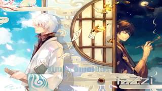 KARAOKE  Gintama OP4  Kasanaru Kage  instrumental  lyrics [upl. by Manard559]