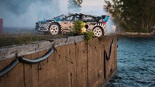 HOONIGAN Ken Blocks GYMKHANA NINE Raw Industrial Playground [upl. by Nauqet]