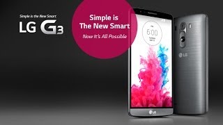 LG G3  Simple is the new Smart [upl. by Carmel]