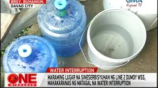 One Mindanao Water Interruption sa Davao City [upl. by Halla]