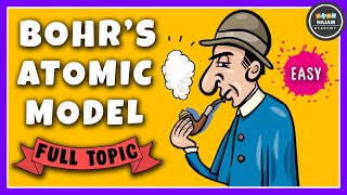 how to make Bohrs atomic model  atomic structure model  bhor atomic model [upl. by Osmond796]