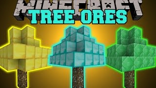 Minecraft TREE ORES DIAMOND TREES EMERALD TREES GOLD TREES amp MORE Mod Showcase [upl. by Fernando]