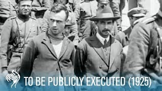 To Be Publicly Executed 1925  British Pathé [upl. by Canale]