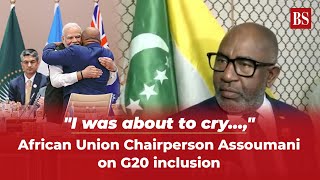 quotI was about to cry…quot  African Union Chairperson Assoumani on G20 inclusion [upl. by Gisele]