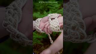 Nine Knot Cotton Handfasting Cord Design  Ceotha [upl. by Dnumyar]