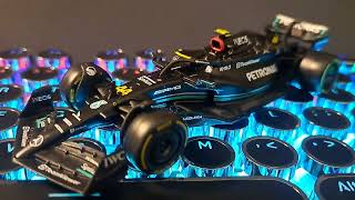 Bburago 2023 143 scale Formula One Mercedes W14 review [upl. by Giralda]