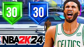 NBA 2K24 NEW PERIMETER THREAT JAYSON TATUM BUILD  SEASON 4 BEST BUILD NBA 2K24 [upl. by Jami]