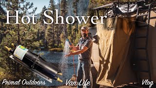 Hot Water Shower System  Heat Exchanger  Van Life Build [upl. by Ruthie]