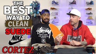 How to clean suede on Nike Cortez Jewel [upl. by Reifnnej]