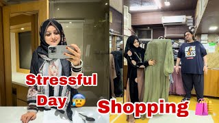 Shopping 🛍️Stressful day😰meenazfam shopping mumbai hijab abaya jummamubarak youtuber haul [upl. by Longawa]