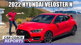 GO FAST in the 2022 Hyundai Veloster N  Review and Track Drive [upl. by Levenson910]