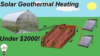 Solar Boosted Geothermal Heating for a Greenhouse [upl. by Eiba]