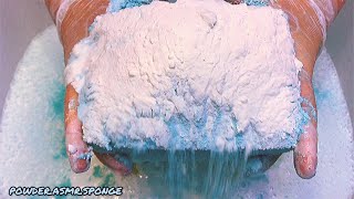 Liquid laundry paste  laundry powder  dry paste 🤍 Squeezing sponges Asmr [upl. by Natsirc167]