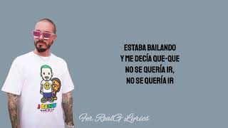 J Balvin  3 Noches Letra  Rayo⚡ [upl. by Oleic]