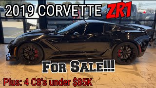 2019 Corvette C7 ZR1 For Sale Plus Many C8s [upl. by Ogilvy217]