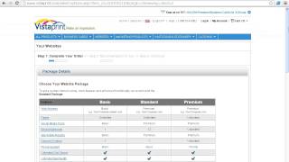 VistaPrint Website Builder Review [upl. by Alleira]