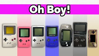 I bought every Nintendo Game Boy  Unboxing  Gameplay Nintendo Evolution [upl. by Eelyram]