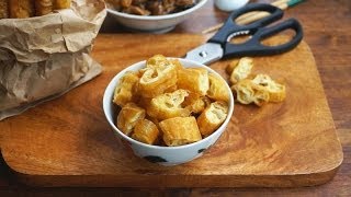 Fried Chinese Crullers You Tiao  油条 [upl. by Immas]