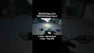 2023 R25 Egzoz Sesi  2023 R3 Exhaust Sound phonk music r25 r3 r25 [upl. by Aliuqahs]