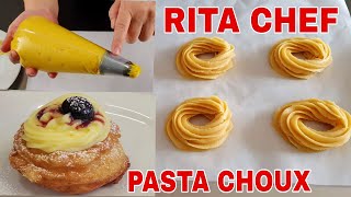 PASTA CHOUX⭐RITA CHEF  Tutorial [upl. by Sofie]