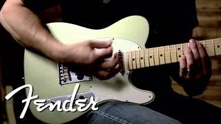 Fender Vintage Noiseless Telecaster® Pickups  CLEAN  Fender [upl. by Ehsrop]