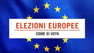 Elezioni europee quando e come si vota in Italia [upl. by Acsirp877]