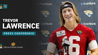 Trevor Lawrence Speaks on Personal Growth and Praises Teammates Camp Work Ethic  Press Conference [upl. by Piselli]