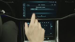 How to setup a user profile  Audi Explanatory Video [upl. by Schulz]