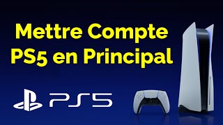 Comment mettre un compte en principal sur PS5 [upl. by Lodmilla247]