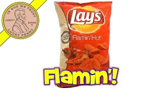 Lays Flamin Hot Flavor Potato Chips  Lays Chips Taste Sampler Series [upl. by Nolaf673]