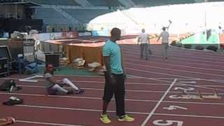 Justin Gatlin  Training Session [upl. by Nalyt]