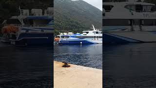 Catamaran at Sobra Mljet Island heading to Lastovo Island [upl. by Winnick266]