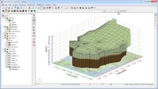 GMS Modeling Complex Stratigraphy with MODFLOWUSG [upl. by Seiuqram446]